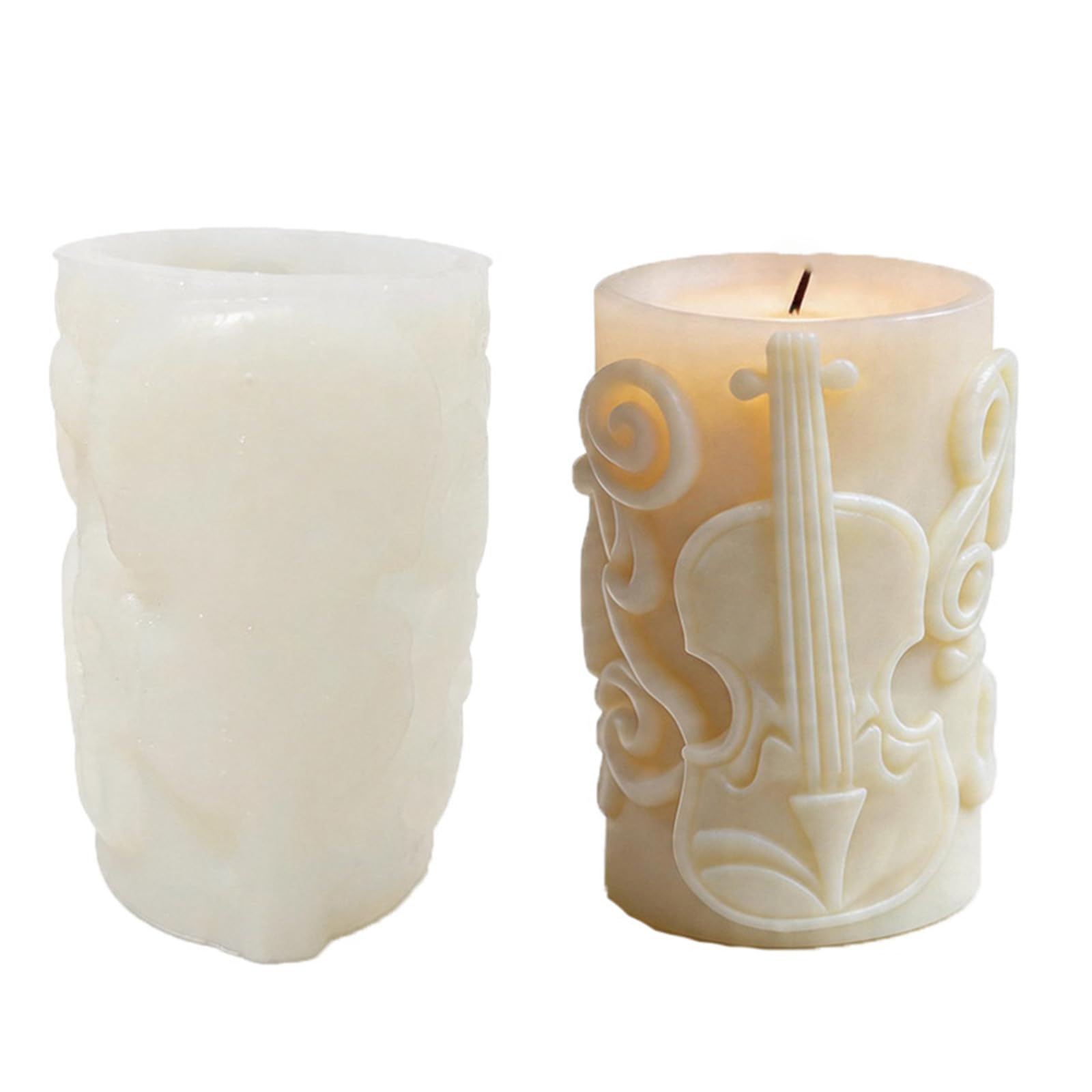 Carotoe Qmxpp09 Violin Design Silicone For Enthusiasts And Home Fragrances Creation Viol Relief