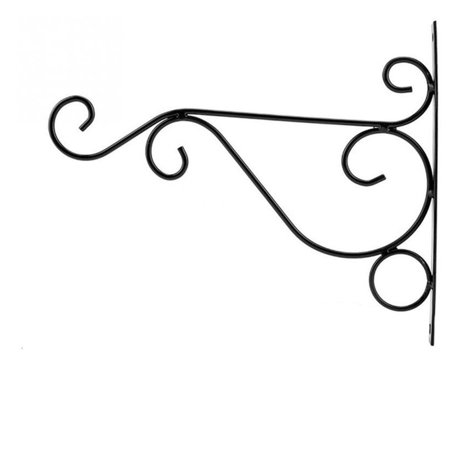 YUPLIODSX Hanging Basket Bracket 1PCS Iron Wall Hanging Rack Flower Hook Bracket Hanger Art Plant Holder