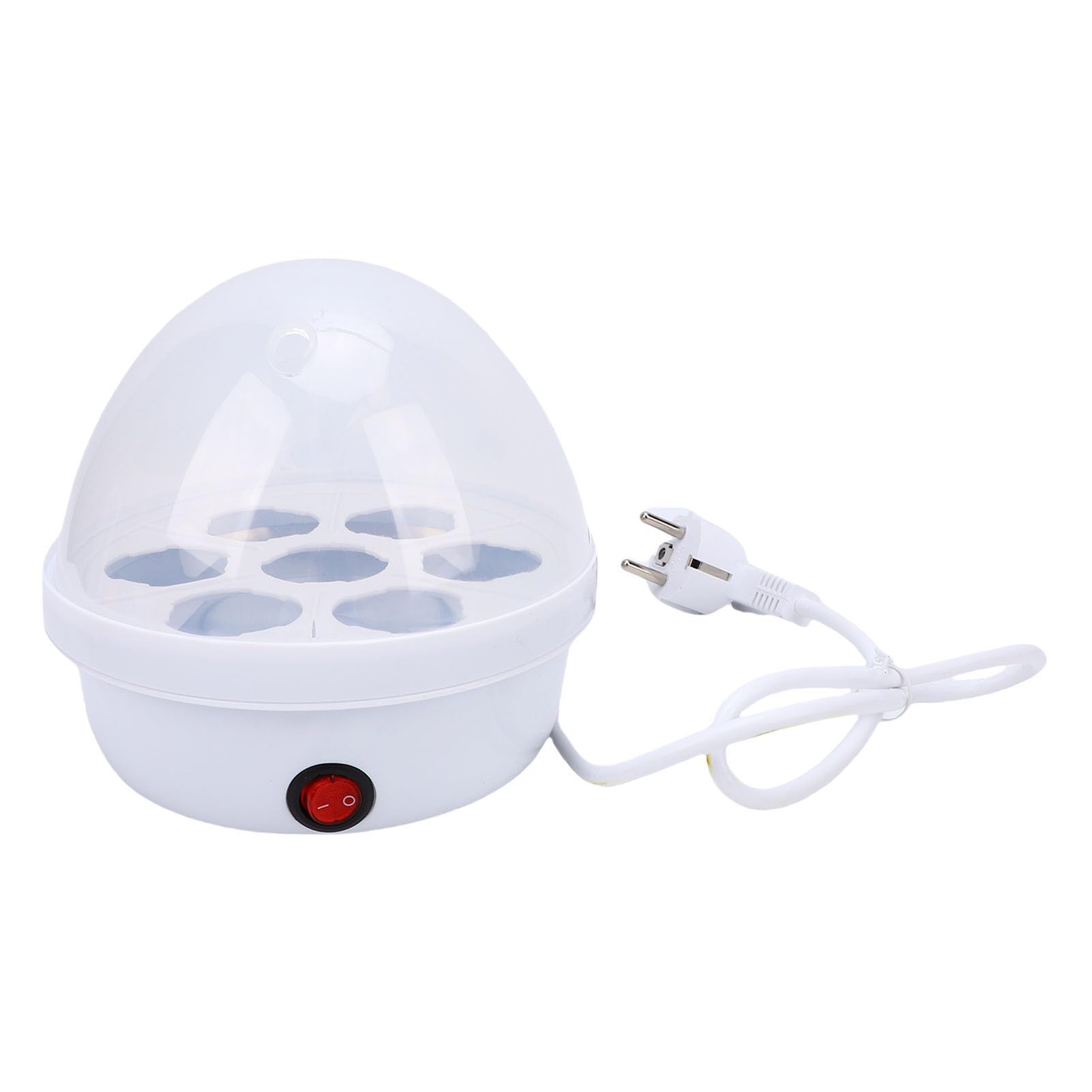 Cuociuova Elettrico 350 W, Cuociuova Elettrico a Vapore con 7 Uova Capacità per Uova Sode in Camicia Colazione Rapida 350 W, Multifunzione Multifunzione