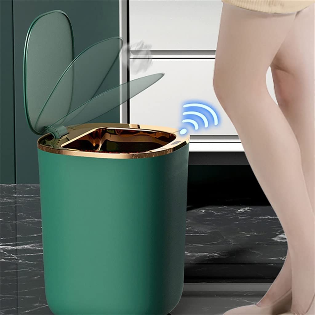 12l sensor inteligente basura contenedor de cocina baños baño puede inducción automática al agua con tapa