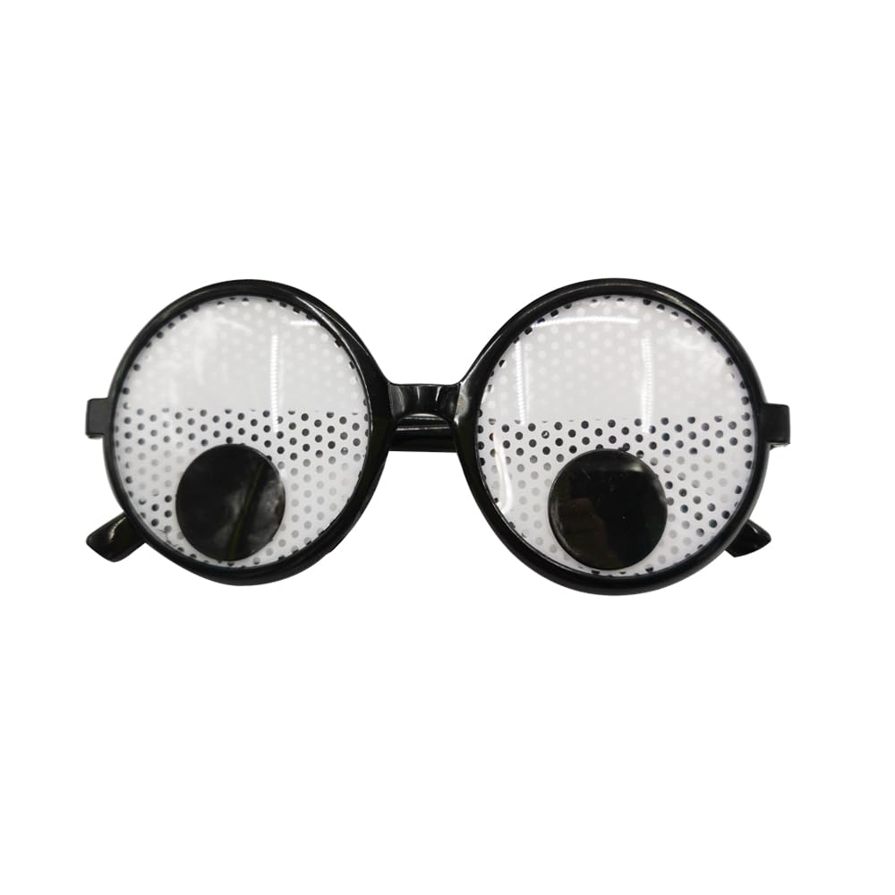 VIGUEUR Googly Eyes Glasses, Shaking Giant Eye Glasses for Favor, Funny Glasses