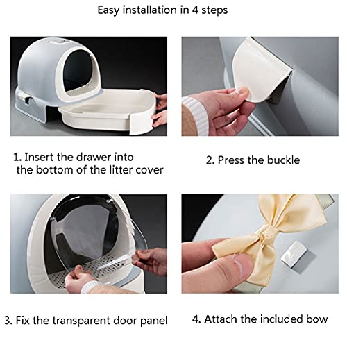 Maison de toilette chat design pour un salon propre et sans odeur