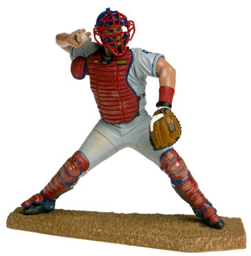 McFarlane Toys MLB Sports Picks Series 1 Action Figure Ivan Rodriguez (Texas Rangers) Gray Jersey