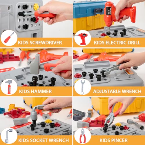 3-in-1 Convertible Kids Tool Bench