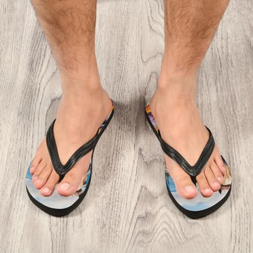 Flowers Floral Horse Flip Flop Beach Summer Casual Sandal for Women & Men Shower Shoes 208477014