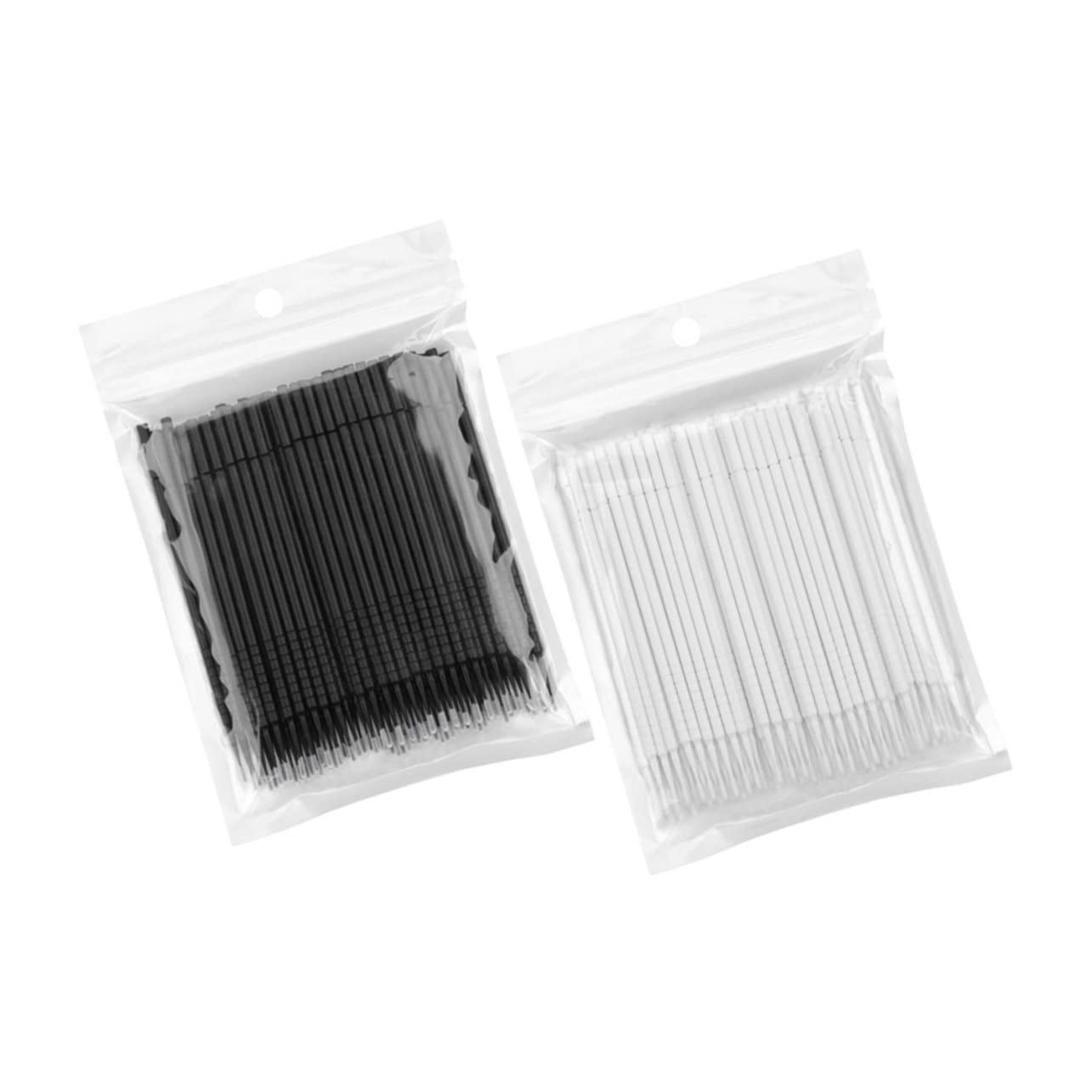 WOFASHPURET Eyelash Grafting Tools 200pcs Eyelash Cleaning Brush Microbrush Applicators for Eye Makeup Removal