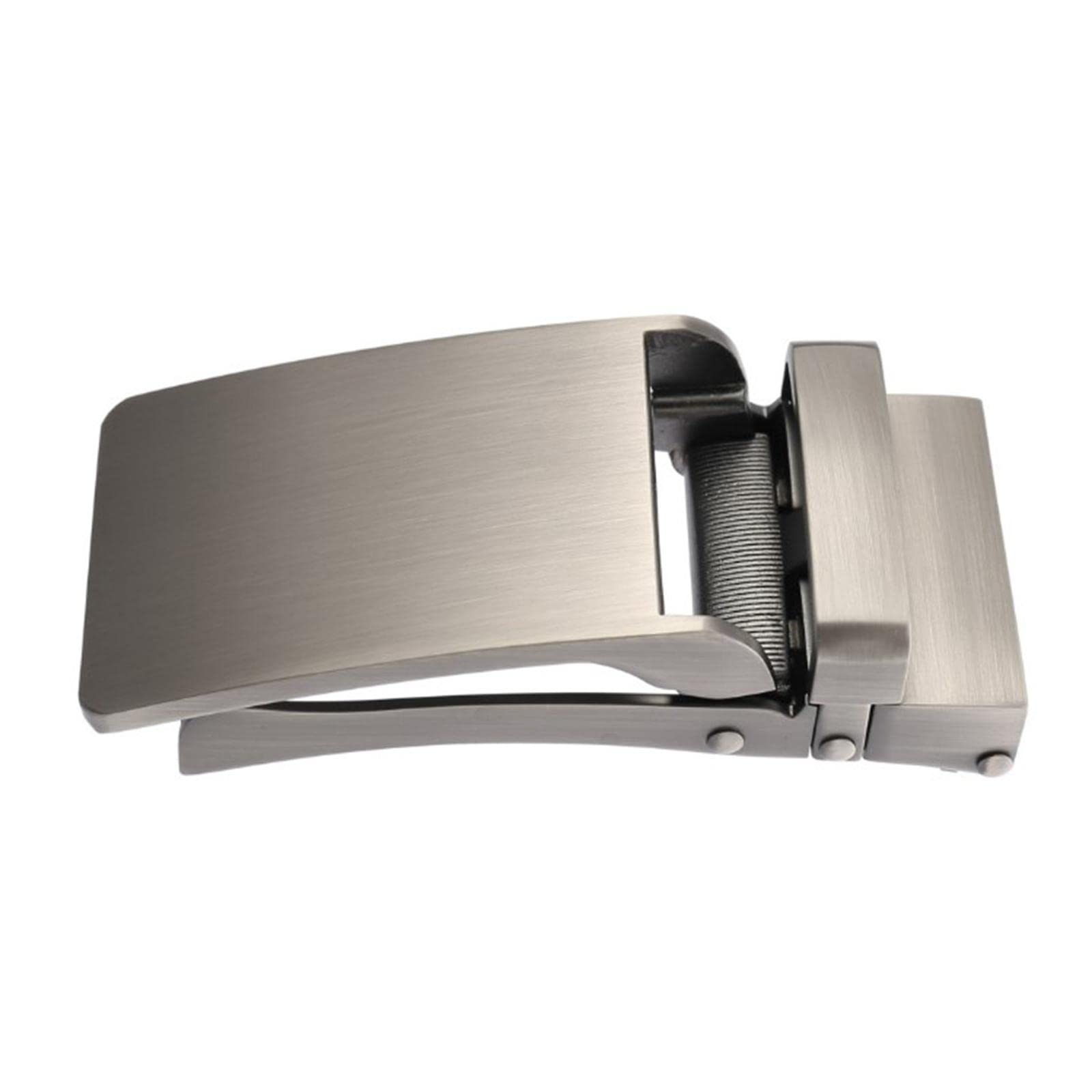 merishopp 6xRectangle Automatic Buckle for 30-31mm Belt Men Pants Belt Buckles Belt Head Matte Silver-picture-38