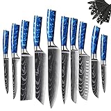 RYB Kitchen Knife Set 10 Pieces, Japanese Professional Chef Knife, High Carbon Stainless Steel...