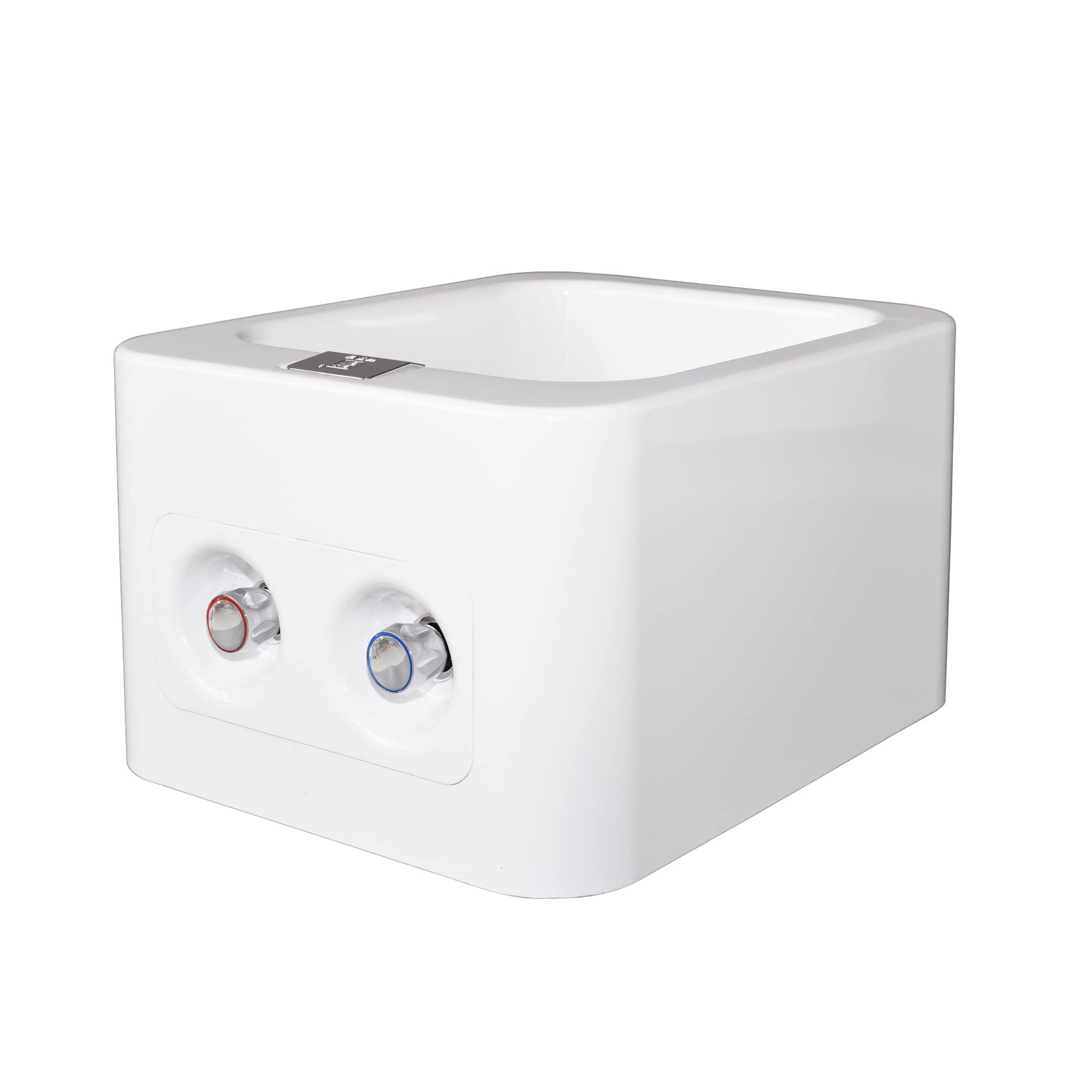 Spa portable pour les pieds et thalasso plantaire avec fond texturé de massage