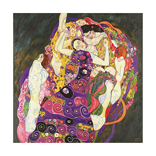Trademark Fine Art Virgins by Gustav Klimt, 35x35, Multi-Color