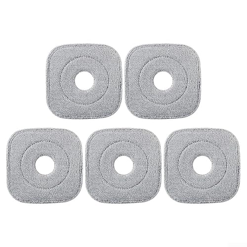 Almohadillas de repuesto de microfibra para fregona Alanberg, paquete de 5 para una limpieza rápida y eficaz
