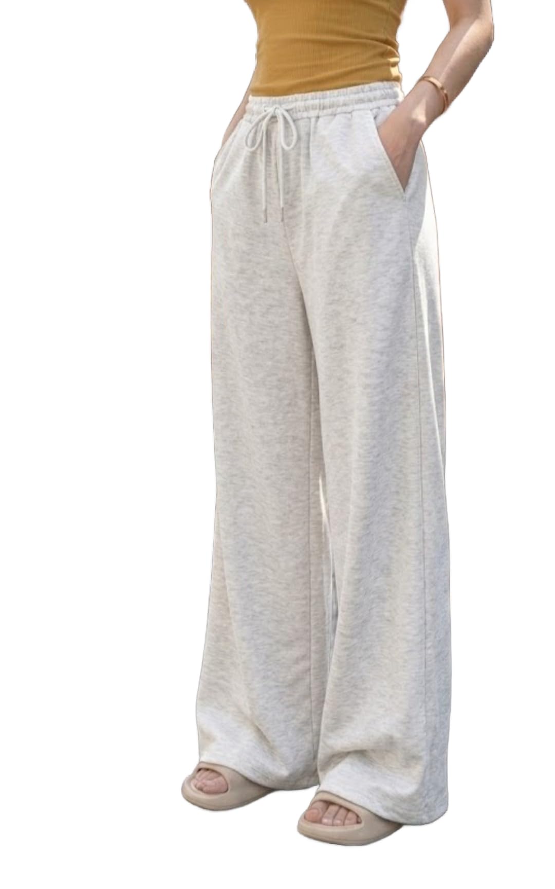 dockstreet Track Pant for Women || Baggy Fit || Track Pants || Full Elastic Jogger Track Pant ||-picture-45
