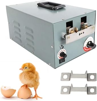 Automatic Chicken Debeaking Machine, Auto Auto Electric Debeaking Machine, 6 Adjustable Temperature Levels Chick Debeaker Cutting Equipment for Poultry Chicken Beak Cutter