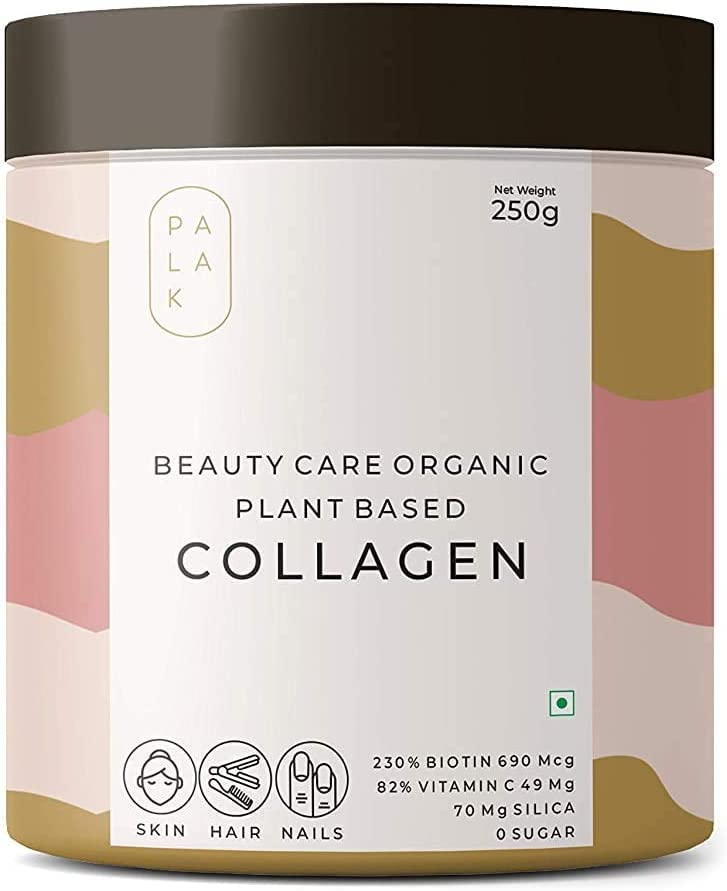 QRA Palak Notes Beauty Care Organic Plant Based Collagen | 250 Grams (Pack of 1)
