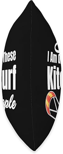 Miniatura 2 de Funny Kitesurfing Sailboard Windy Boating Yes I Am One of These Kitesurf People Sailboard Boating Throw Pillow, 16x16, Multicolor