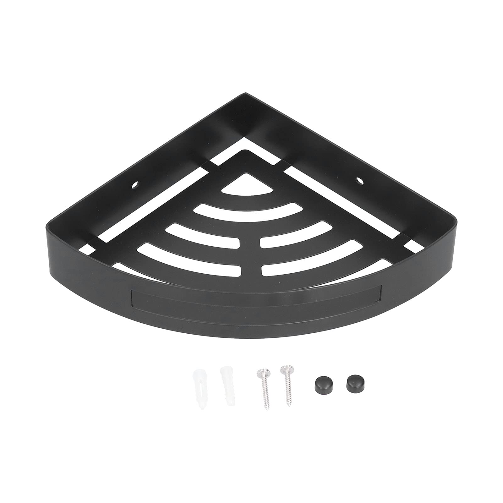 Locadence Corner Shower Caddy Black Wall Mounted Stainless Steel Triangle Shower Caddy Organizer Shower Corner Shelf for Bathrooms
