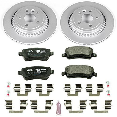 Image of Power Stop ESK5705 Rear Euro-Stop Brake Kit Volvo For Volvo XC60 2010-2017 [Model Specific]