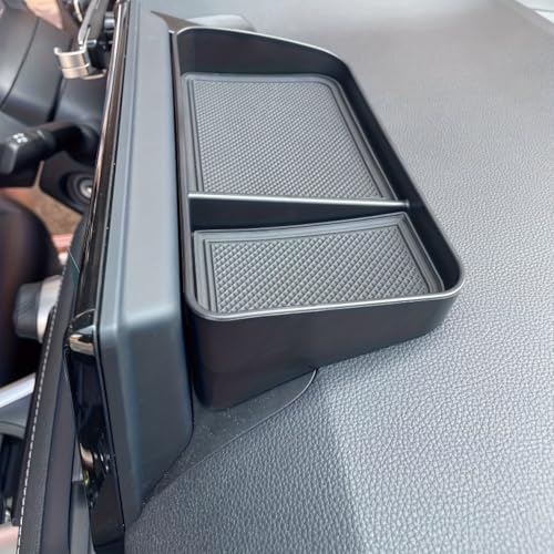GSYDMHLKP Dashboard Organizer Ablagefach Für Dacia Bigster 2025 Mittelkonsole Navigation Aufbewahrungsbox Display Rückseite Armaturenbrett Zubehör Anti-Rutsch