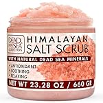 Dead Sea Collection Himalayan Salt Scrub – Exfoliating Body Scrub for Women – Moisturizing and Nourishing Skin – with Pure Oils and Dead Sea Minerals (23.28 Oz)
