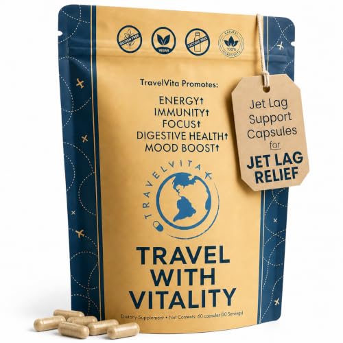 TravelVita Jet Lag Remedy Capsules