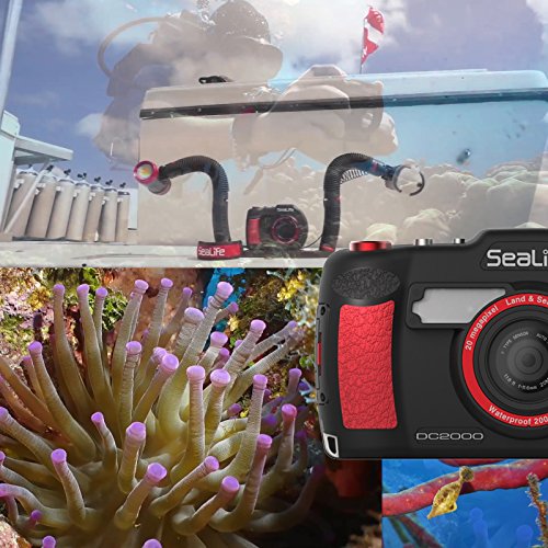 Sealife SL740 DC2000 fotocamera subacquea, Nero/Rosso
