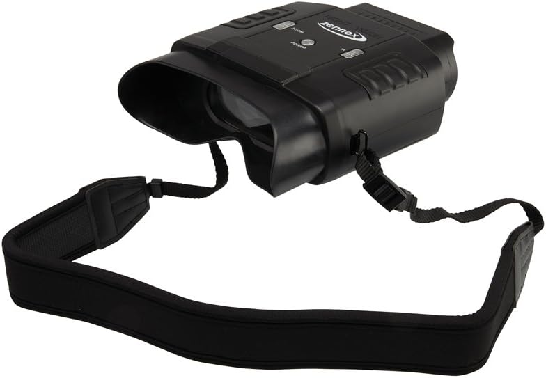 Zennox Night Vision Binoculars Black Infrared IR LED Lightweight EVF Electronic Viewfinder