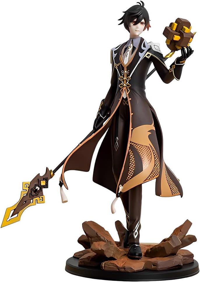 LANADO Genshin Zhongli Figure, 11"/28CM Resin Action Figures Static
