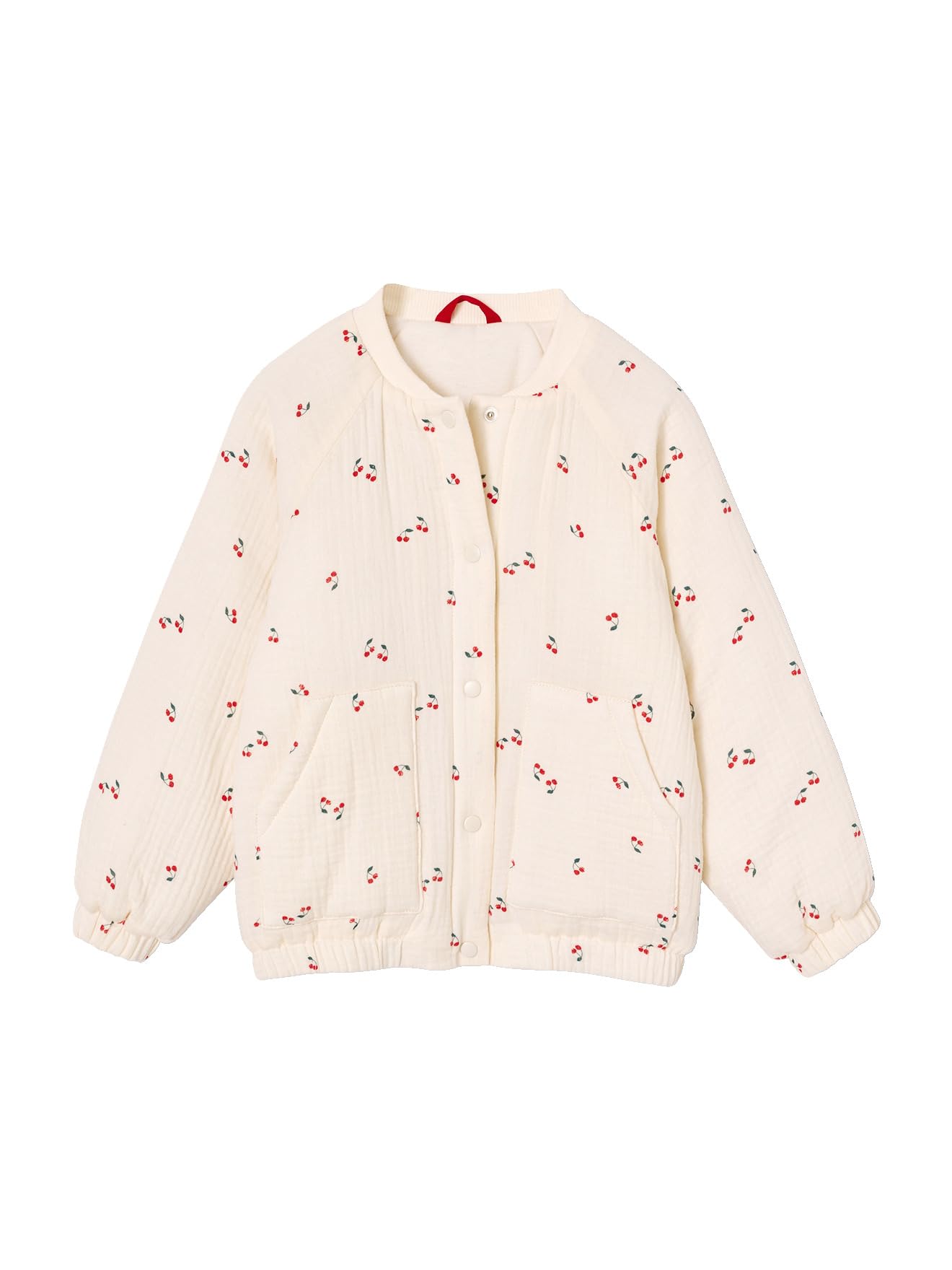 VERTBAUDET Blouson matelassé style bomber en gaze de coton fille