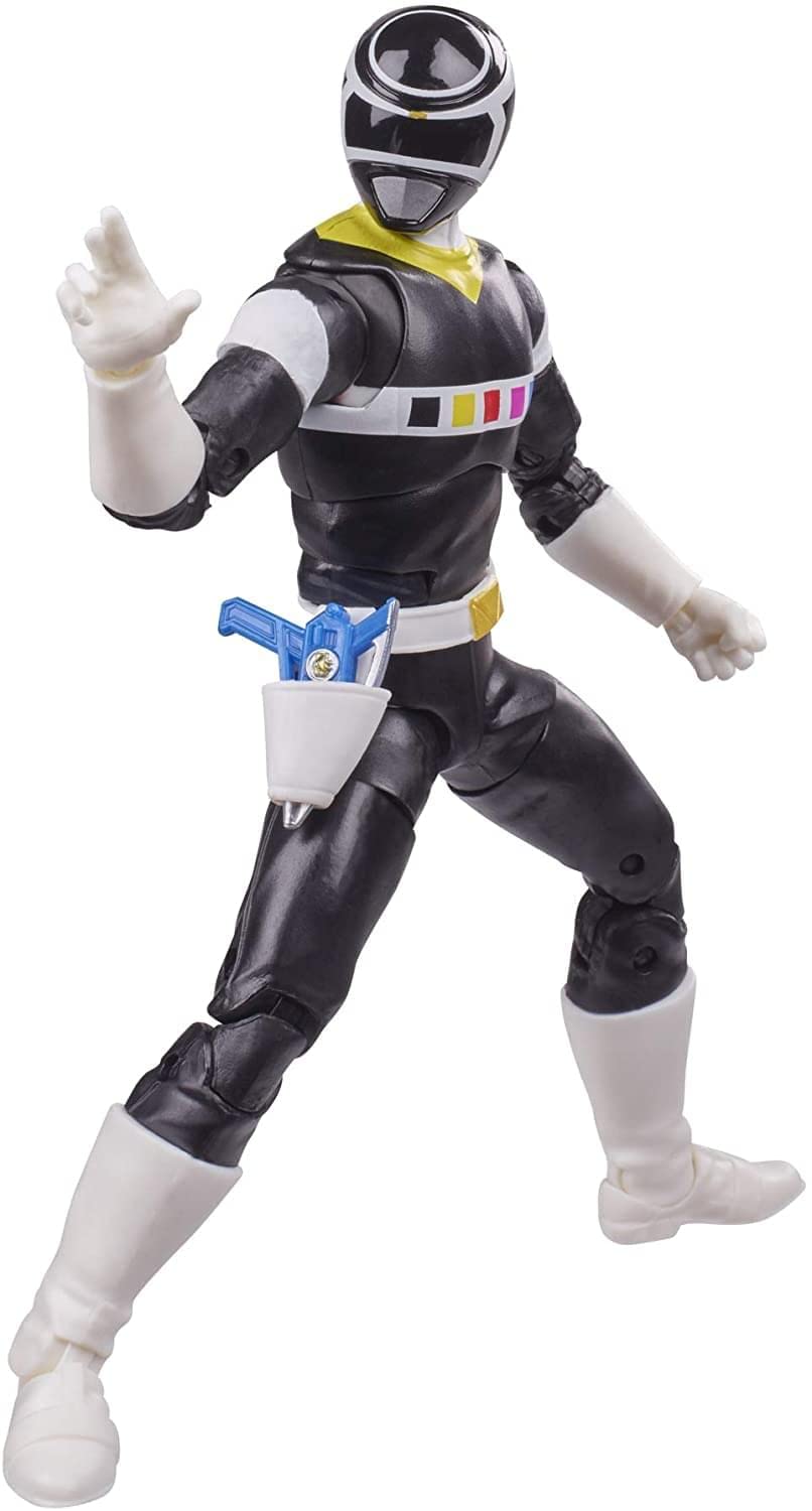 Power Rangers Lightning Collection in Space Black Ranger 6-Inch Premium Collectible Action Figure Toy with Accessories