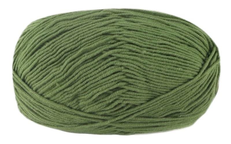 Fil coton 4 fils pour crochet et tricot lot de 5 rouleaux multicolores 50g
