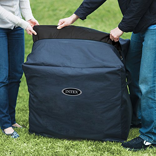 Intex PureSpa Jet & Bubble Deluxe - Ø 218 x 71 cm - 6 Personen - Schwarz Octagon – Bild 6