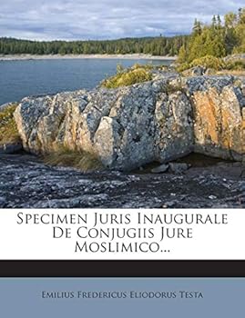 Paperback Specimen Juris Inaugurale de Conjugiis Jure Moslimico... [Latin] Book