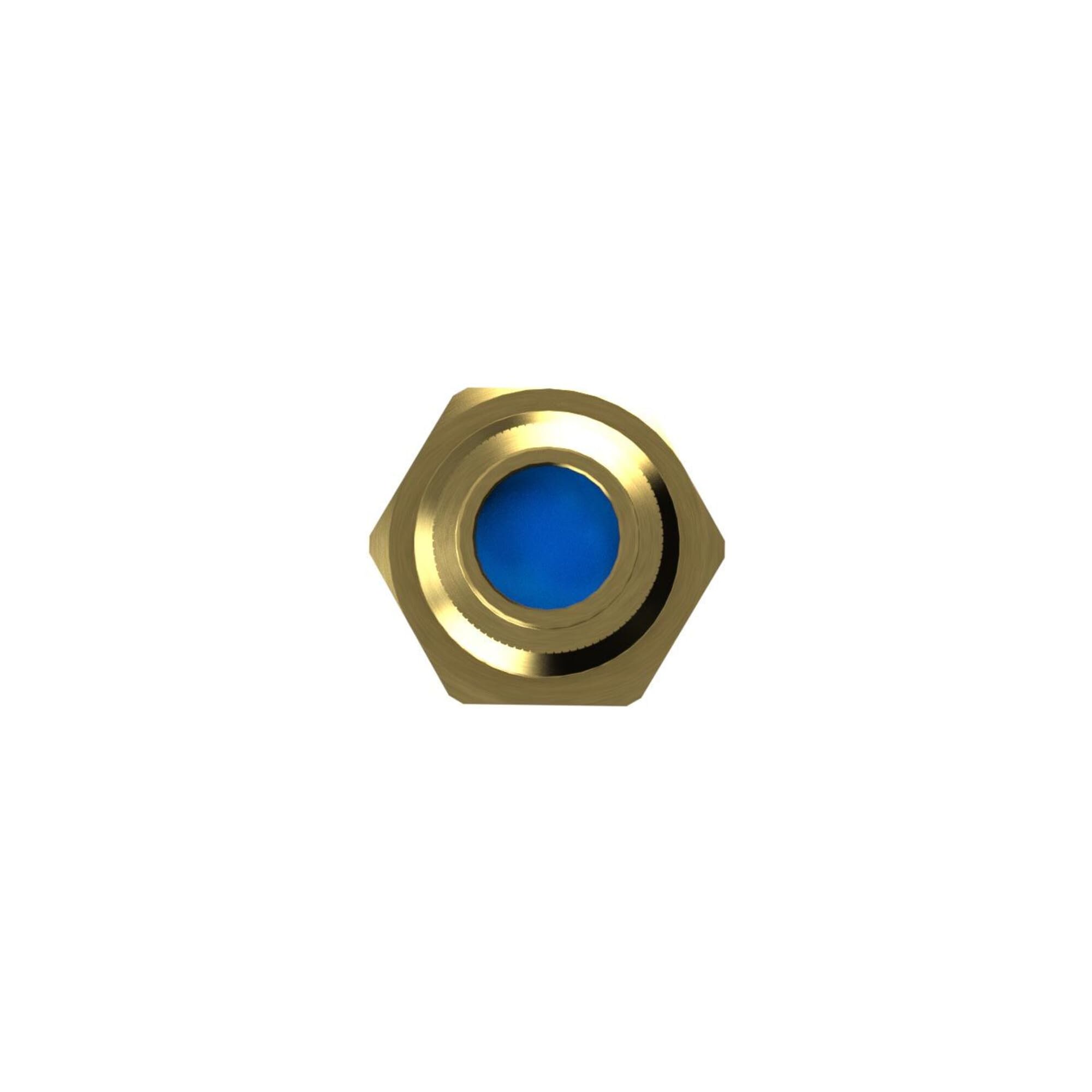 RIEGLER 104343-226.03-11,0 Sicherheitsventil DN 8, Messing, G 1/2, Ansprechdruck 11 bar, 1Stk