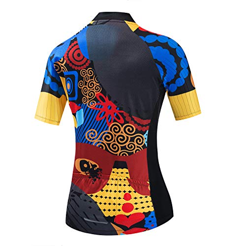 Hotlion Camisa de ciclismo feminina respirável Mountain Bike Top vestuário vestuário secagem rápida