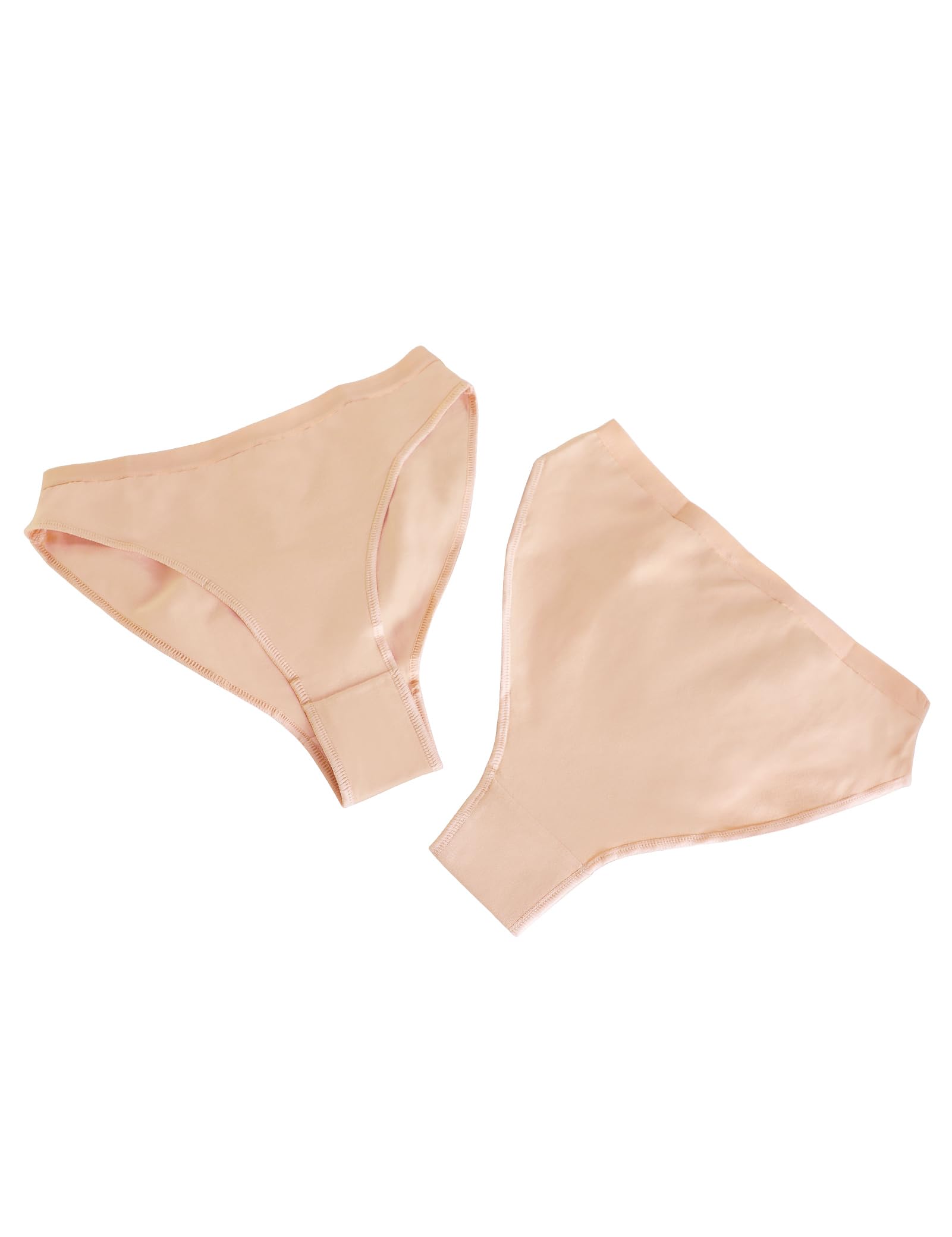 Phoeswan Dance Briefs for Girls and Women, Ballet Briefs Seamless Dance Underwear for Ballet, Gymnastics (Pack of 2)