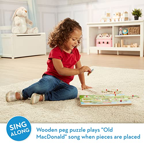 Melissa & Doug Old Macdonald's Farm Sound Puzzle - Farm Animal Toys, Sound Puzzles For Toddlers And Kids Ages 2+ #TOP1