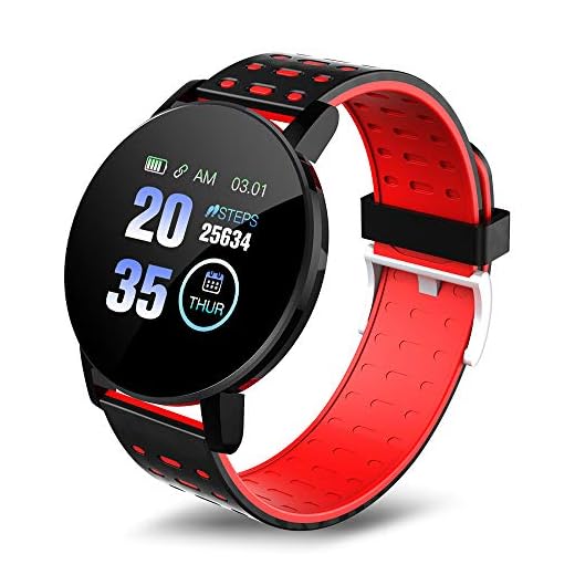 119plus 1,3 pol. relógios inteligentes para monitoramento da frequência cardíaca relógios spor relógios pulseira à prova d'água smartwatch