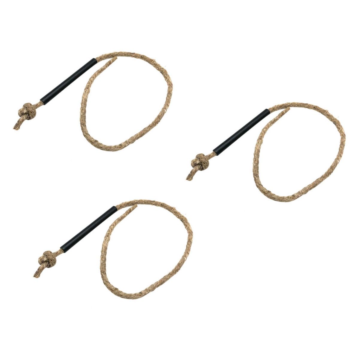 BESPORTBLE Fire Pit Starter 3pcs Wax Fire Rope Set for Camping BBQ Safe Easy Ignition
