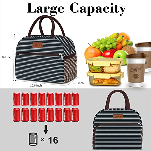 image for Coobiiya Lunch Bag Women, Lunch Box for Women Adult Men, Small Leakpro