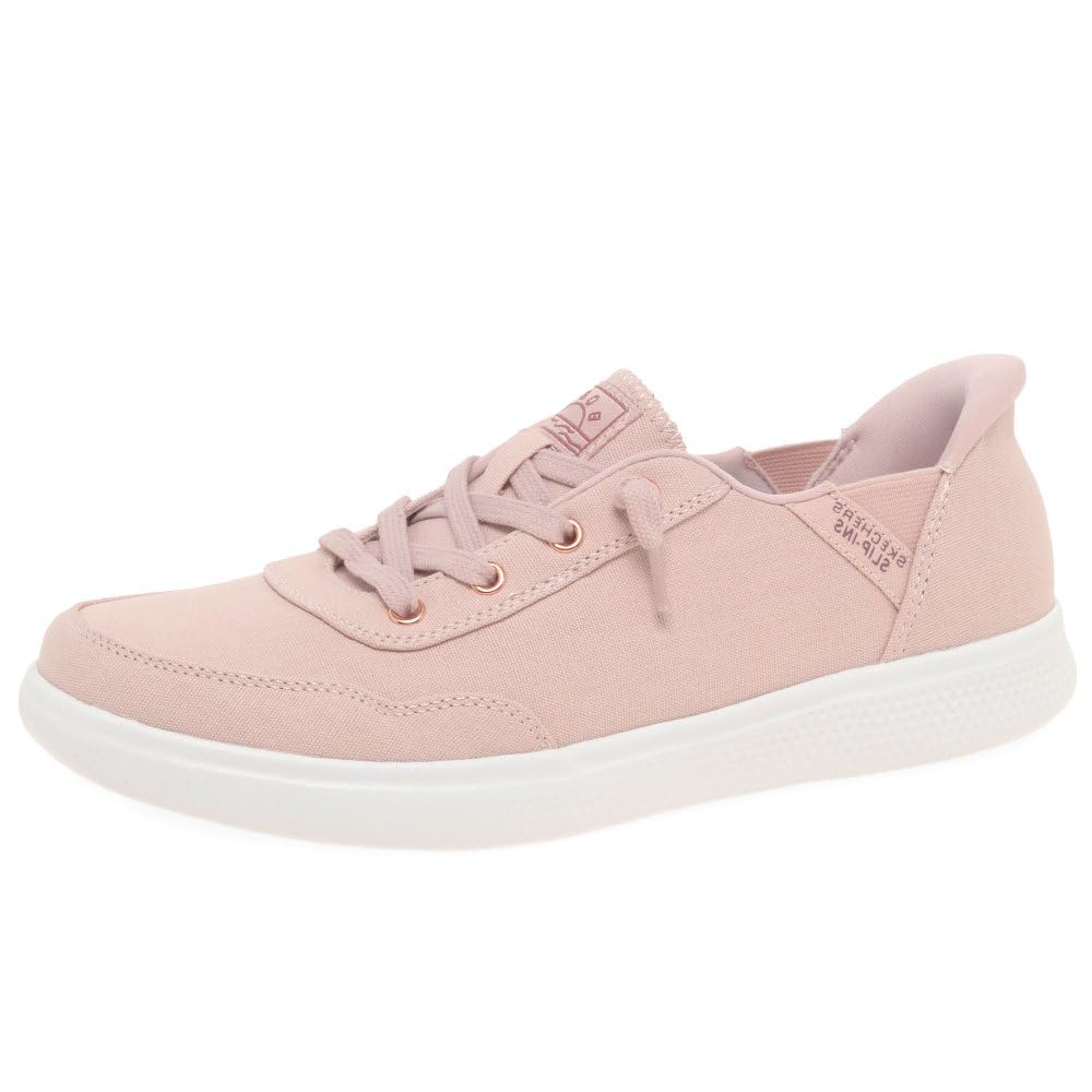 Skechers Women's Skip Cute B Cute Sweet Slip-in Trainers, Blush Canvas, 4.5 UK