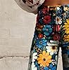 Women's Vintage Boho Floral Print Pants - Mid Wais... #2