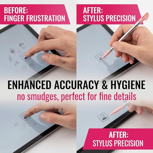 AJNZAU 4 Pièces 3Ds Stylo Télescopique en Métal pour Écran Tactile, Appareils De Navigation, 3Ds, DS Lite, Consoles (Noir, Blanc, Rose, Bleu) – vue 3