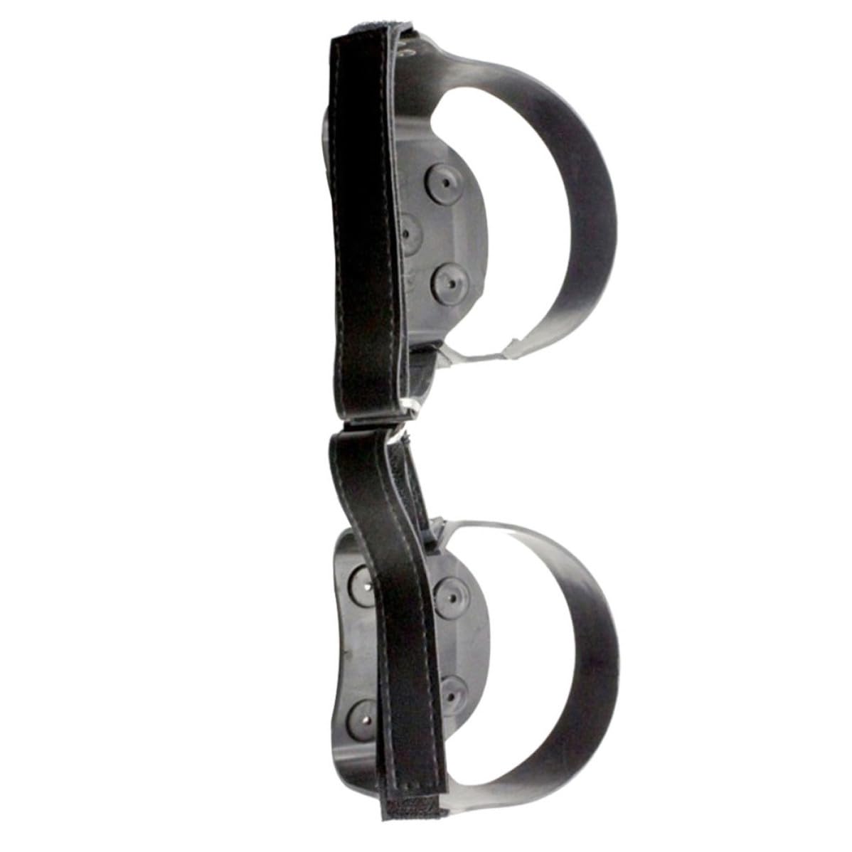 Housoutil Ramponi da Ghiaccio Nero 5 Denti in Silicone Design Strisce Riflettenti, Protezione Antiscivolo 1 Paio per Scarpe da Escursionismo e Alpinismo per Terreni Ghiacciati e Innevati