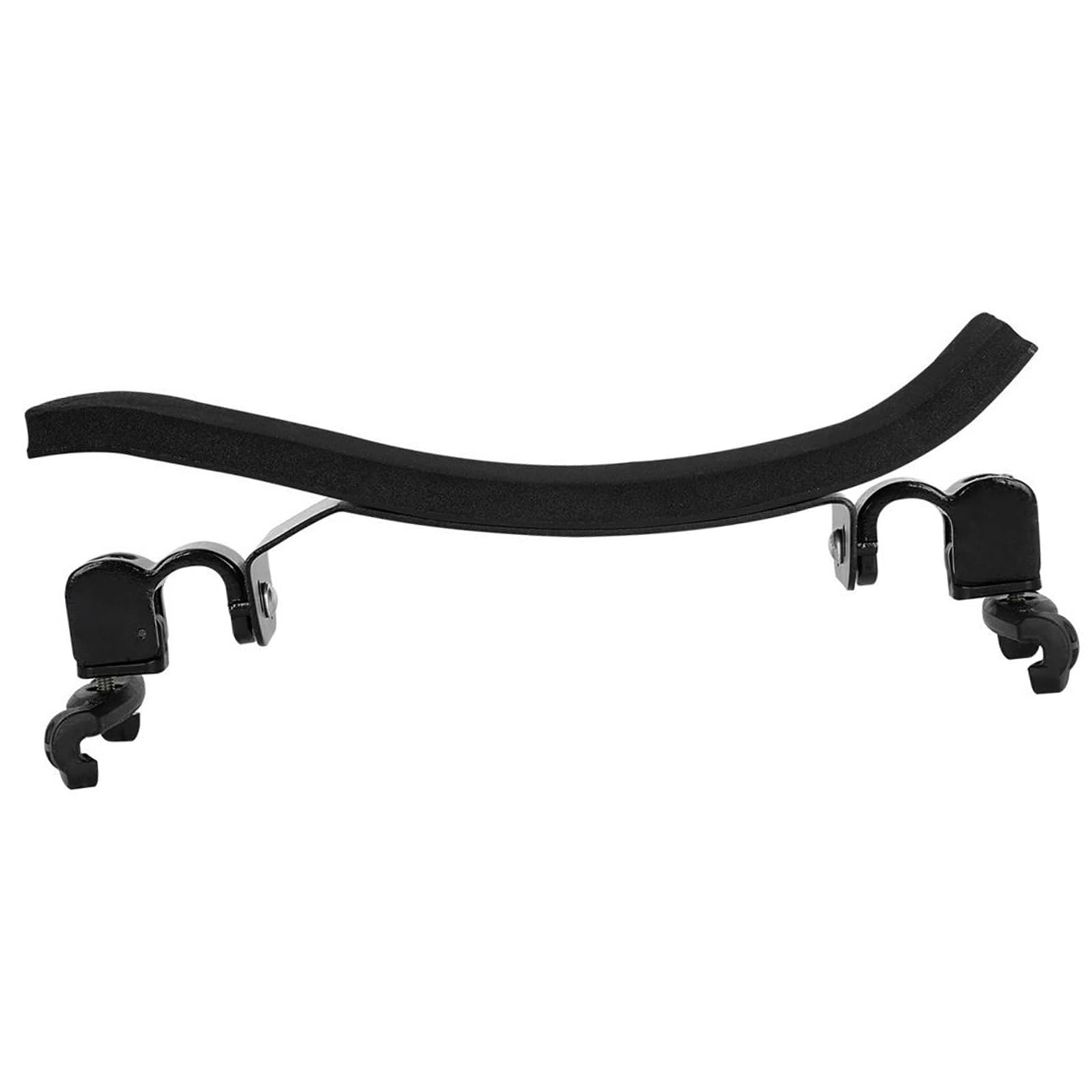 Reposapiés para violín almohadilla para violín mentonera ajustable piezas acolchadas 4/4 accesorios partes violín | Reposa hombros para violín(Black)