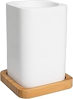 Vista 19 de Sweet Home Collection - Juego de accesorios de baño, colección única, diseños hermosos y decorativos para decoración de baño, soporte para cepillo