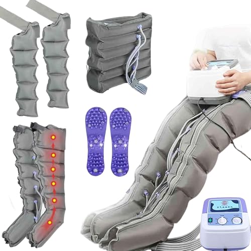 Instrumento De RelajacióN Para Todo El Cuerpo Cintura Brazo Pierna 6 Cavidades De Aire CompresióN Pierna Masajeador Para La CirculacióN, HinchazóN Dolor Muscular Sistema De RecuperacióN De Grado MéD