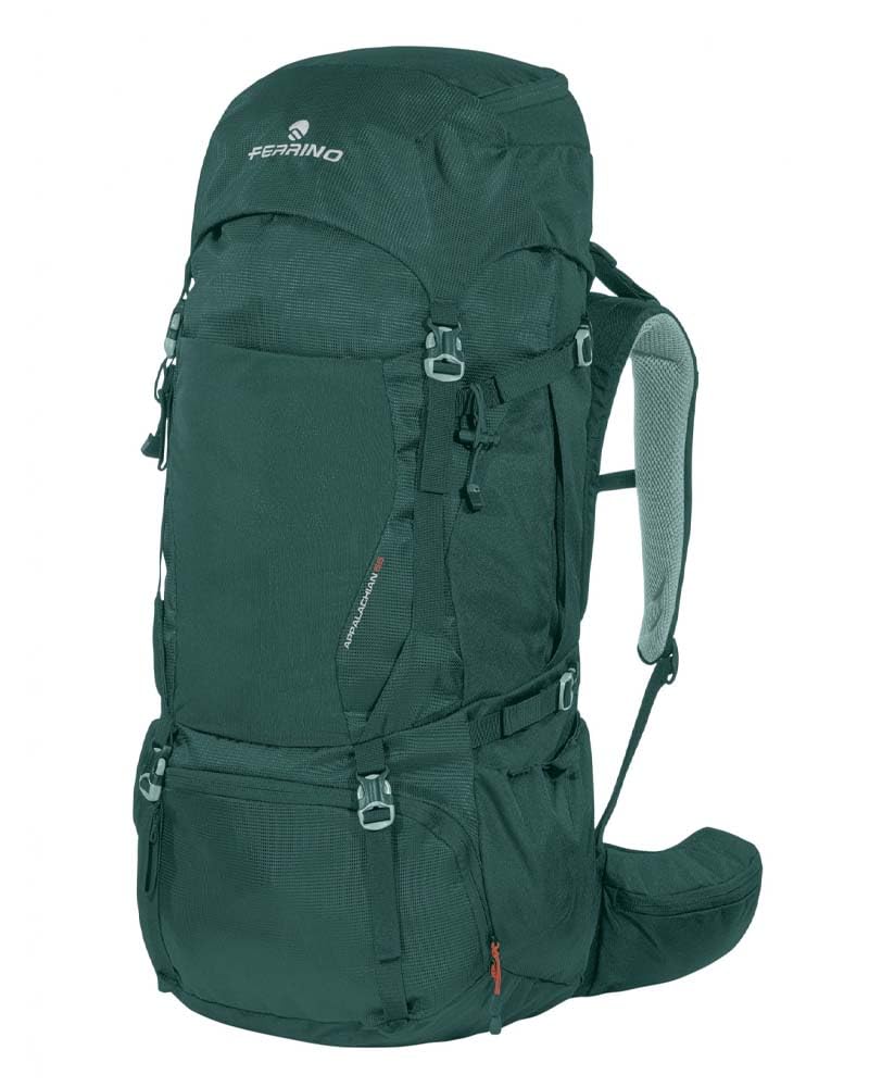 Ferrino Appalachian 55, Zaino trekking 50L/55L, ideale per escursionismo, montagna, scout e viaggio (Nero)
