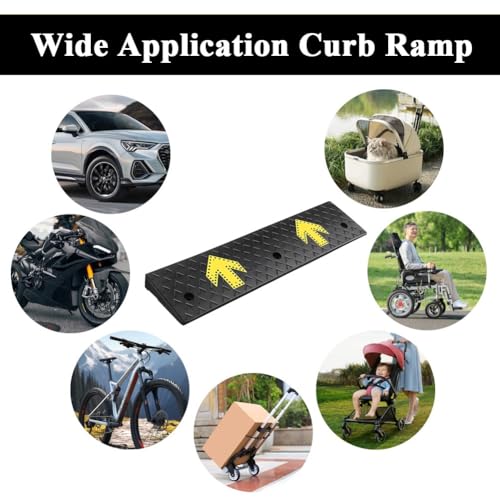 Rampas para bordillo 2 piezas 4 cm para autos y motos miniatura 6