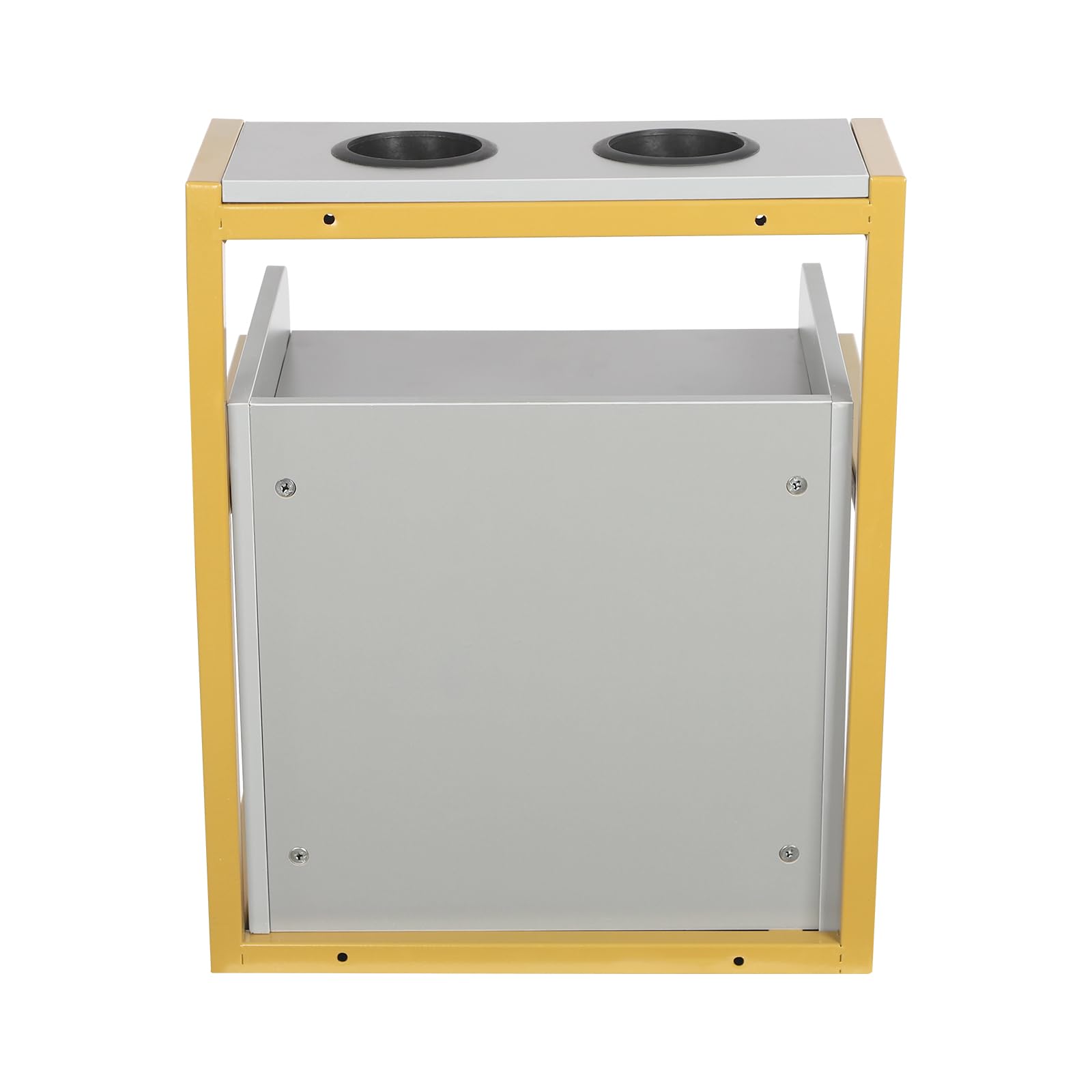 Armadio da salone sospeso per parrucchiere con 2 cassetti e scaffalatura a parete con porta asciugacapelli per spa, barbiere, saloni
