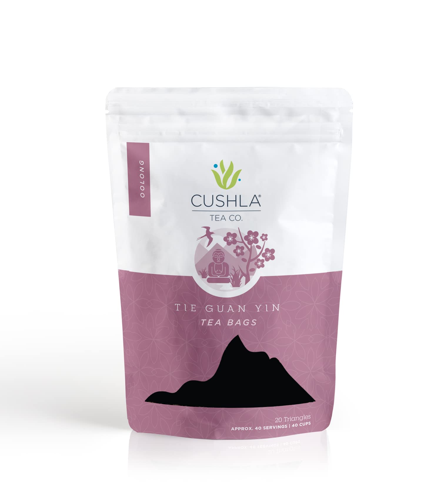 CUSHLA Tie Guan Yin Oolong Tea Bags - Ti Kuan Yin - Iron Goddess of Mercy Oolong Tea